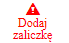 Ostrzeżenie o dodaniu zaliczki